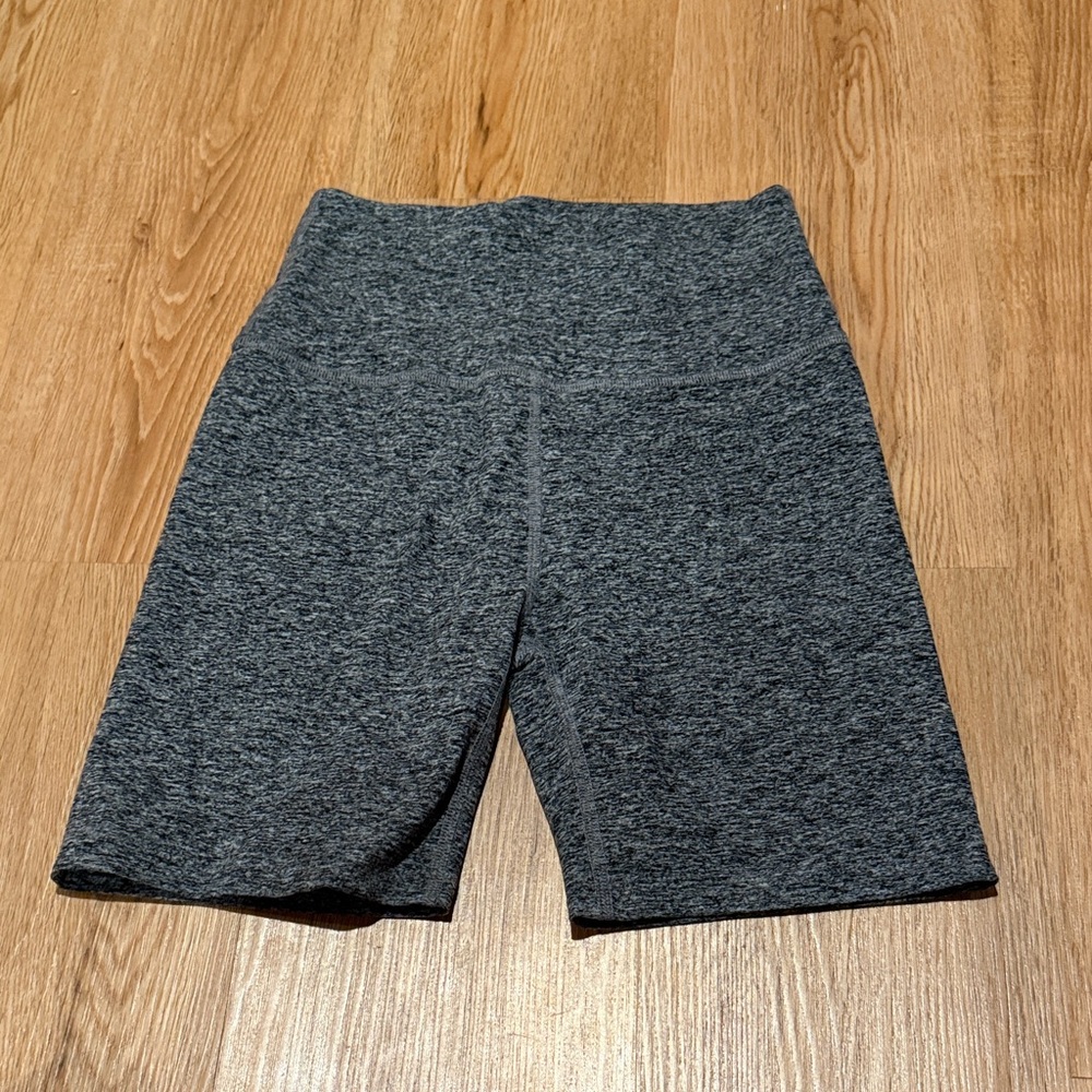 Beyond Yoga Charcoal Bike Shorts